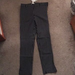 Striped slacks